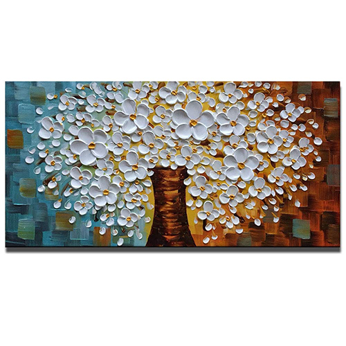 Canvas Wall Art Decor Floral Oil Paintings On Canvas