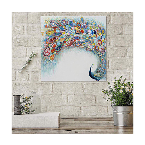 Wall Painting Decor Contemporary Peacock Wall Art Decor