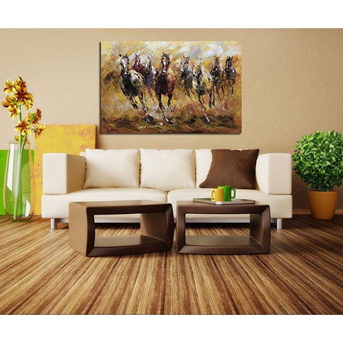 Wall Art Canvas Paintings Modern Horse Racing Wall Art