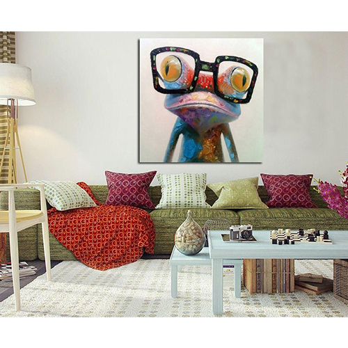 Painting Artwork Abstract Frog Paintings On Canvas