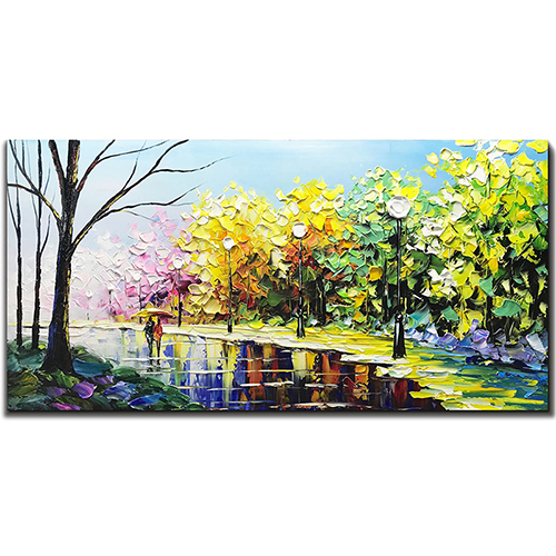 Wall Paintings Canvas Large Couple Painting On Canvas