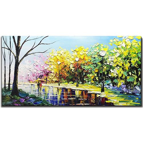 Wall Paintings Canvas Large Couple Painting On Canvas