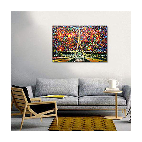 Wall Art Canvas Paintings Abstract Eiffel Tower Wall Decor
