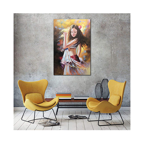 Wall Art Artwork Abstract Beautiful Girl Painting Images