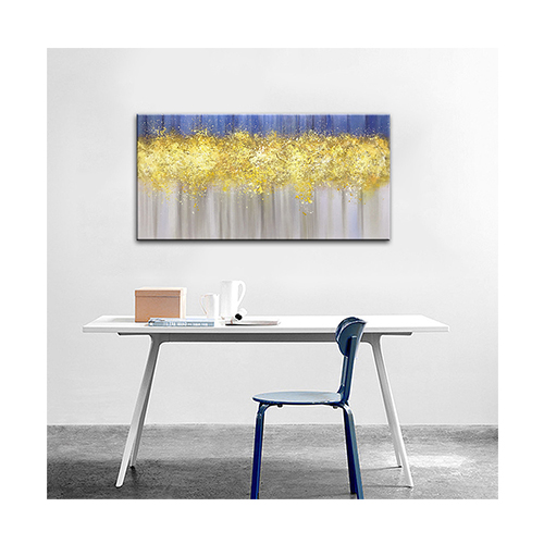 Canvas Wall Art Artwork Abstract Gold Glitter Wall Art