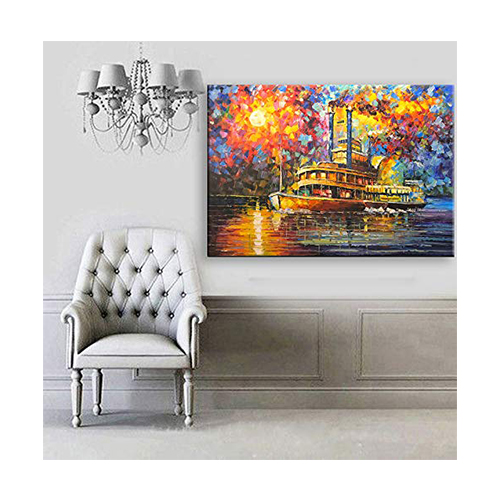 Wall Paintings Cheap Abstract Ship Painting Colorful Abstract Art Paintings