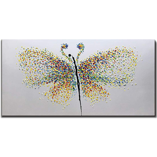 Wall Paintings Canvas Butterfly Canvas Cheap Modern Wall Art