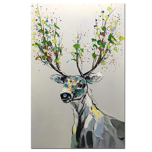 Canvas Painting Artwork Deer Paintings On Canvas