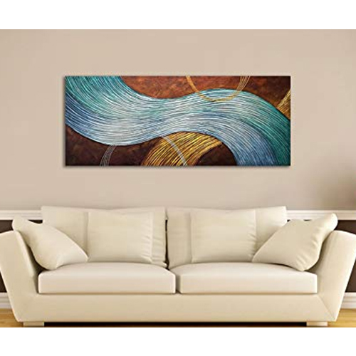 Wall Art Canvas Painting White And Gold Canvas Wall Art