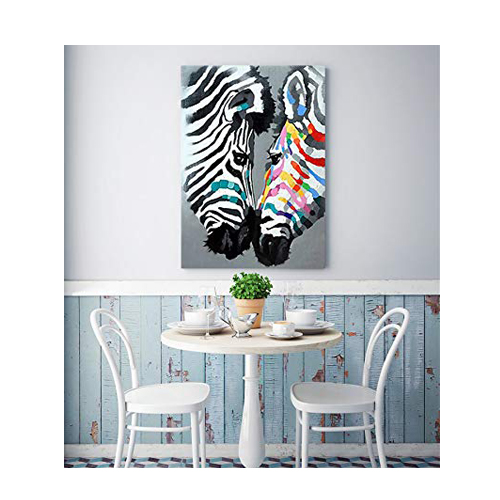 Painting Canvas Art Big Abstract Zebra Painting Canvas Art Custom