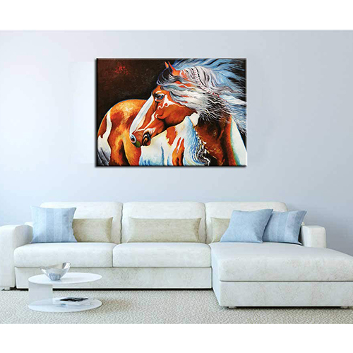 Canvas Painting Big Abstract Horse Paintings On Canvas
