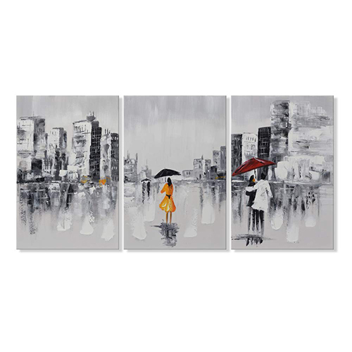 Hand Painted Artwork Abstract 3 Panel Wall Art Multi Piece Artwork