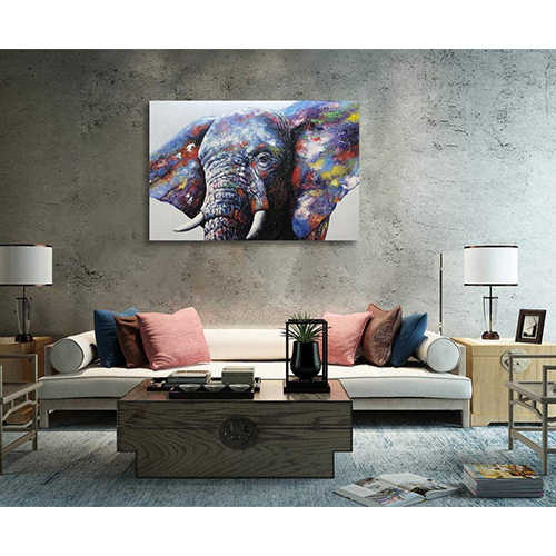 Canvas Painting Wall Art Modern Large Elephant Canvas Art