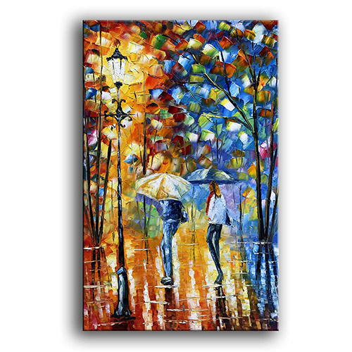 Wall Art Oil Painting Large Abstract Man Woman Painting