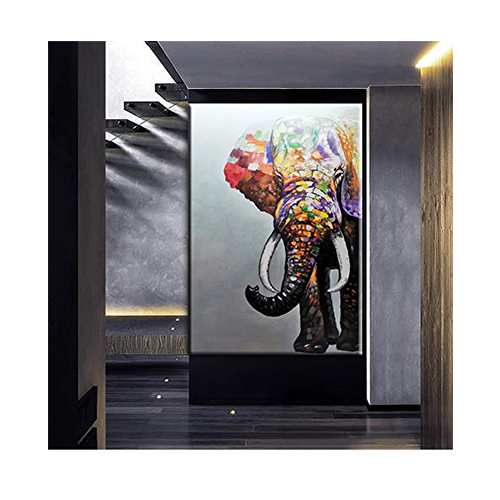 Palette Painting Extra Large Paintings Of Elephants On Canvas