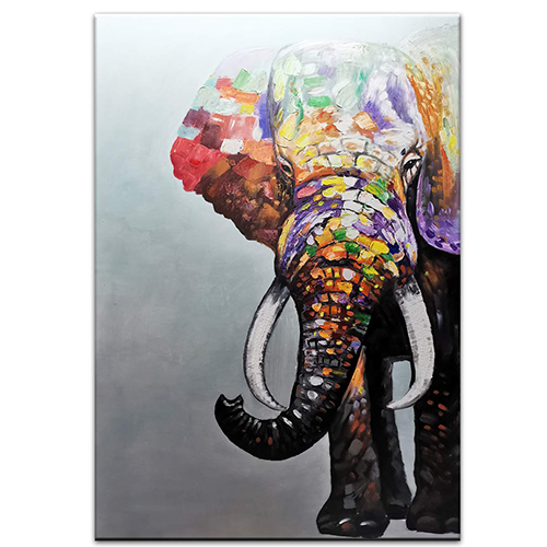 Palette Painting Extra Large Paintings Of Elephants On Canvas