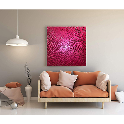 Oil Paintings Abstract Large Pink Wall Art Big Canvas Art