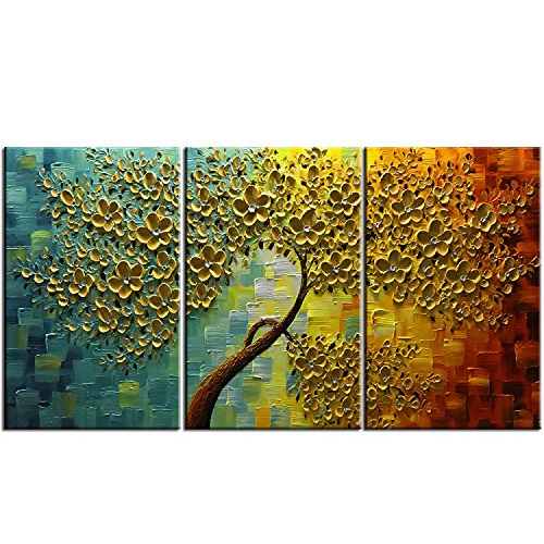 Oil Paintings On Canvas Wall Art Extra Large Three Piece Wall Canvas