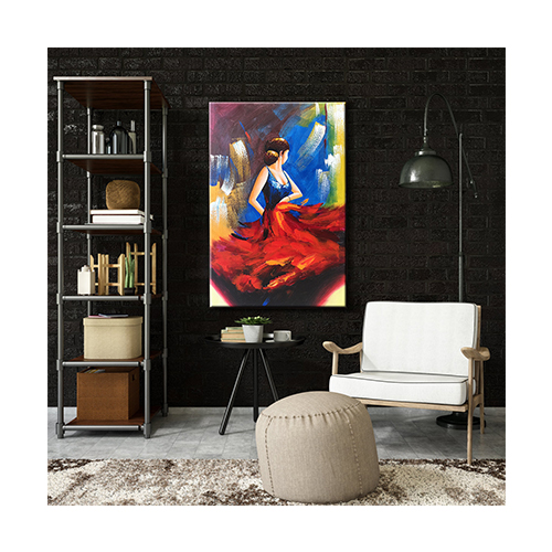 Oil Painting On Canvas Large Flamenco Dancer Oil Painting