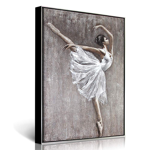 Wall Art Decor Extra Large Modern Ballet Dancer Oil Painting