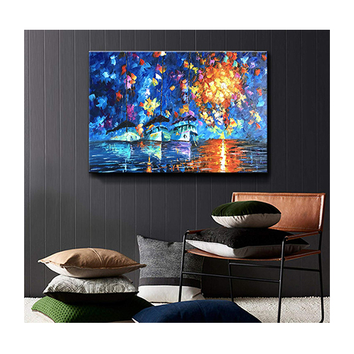 Oil Painting Modern Cheap Ship Painting Images Canvas Wall Art