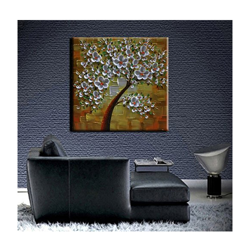 Painting Canvas Artwork Tree Artwork Flowers Abstract Painting