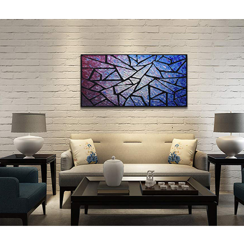 Painting Canvas Artwork Large Graphic Canvas Art Geometric Wall Art