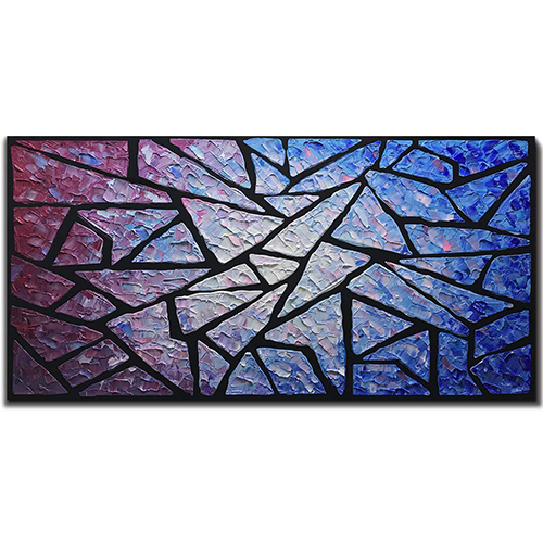 Painting Canvas Artwork Large Graphic Canvas Art Geometric Wall Art