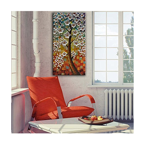 3D Flower Wall Art, Abstract Sunflower Painting, Canvas Painting For Living Room, Easy Flower Painting, Family Wall Art Decor, Vertical Paintings, Vertical Wall Art, Vertical Wall Decor, Wall Art Dining Room Ideas, Wall Art Pictures For Living Room