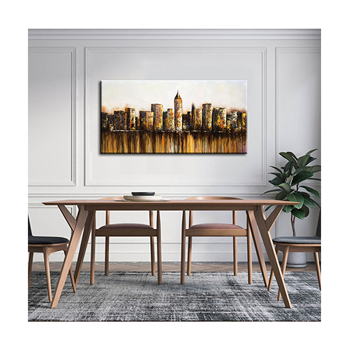 Canvas Wall Decor Big City Skyline Art Building Wall Art