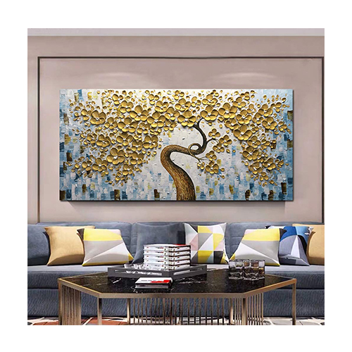 Painting Canvas Wall Cheap Tree Of Life Canvas Gold Wall Decor