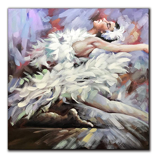 Wall Paintings Contemporary Ballerina Oil Painting