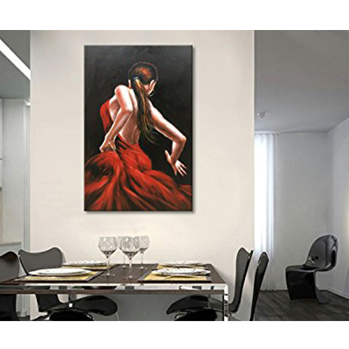 Canvas Knife Painting Artwork Extra Large Flamenco Dancer Oil Painting