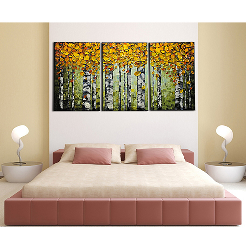 Artwork Canvas Wall Art Contemporary Abstract Triptych Canvas Wall Art