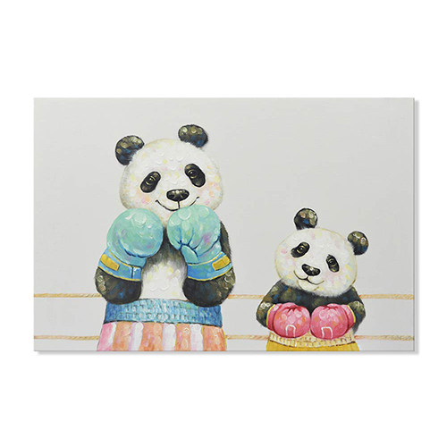 Wall Art Paintings Abstract Panda Mother Child Painting