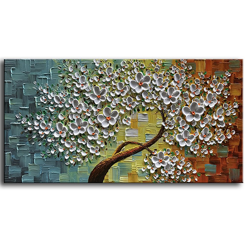 Canvas Painting Artwork Contemporary Floral Oil Painting