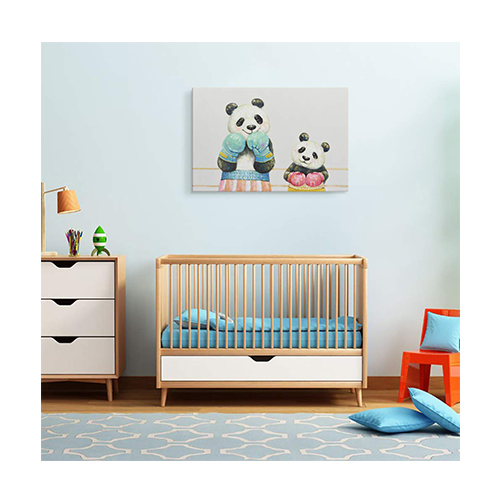 Wall Art Paintings Abstract Panda Mother Child Painting