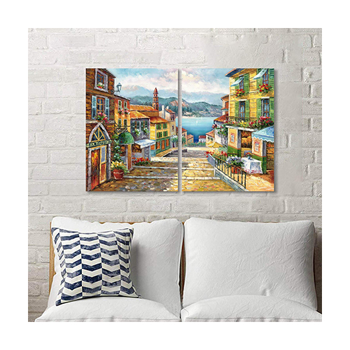 Oil Paintings Wall Art Contemporary Two Piece Wall Art