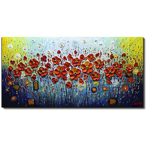 Canvas Wall Art Paintings Extra Large Floral Paintings Images