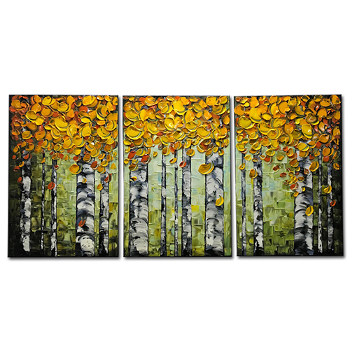 Artwork Canvas Wall Art Contemporary Abstract Triptych Canvas Wall Art
