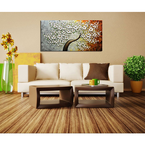 Wall Art Large Canvas Art Flowers Paintings Tree Painting Images