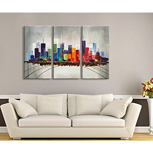 Knife Painting Extra Large Canvas Wall Art Multi Panel