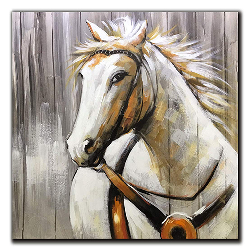 Painting Canvas Artwork Big Canvas Painting Horse Square Canvas