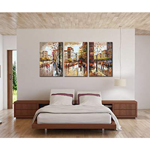 Painting Canvas Wall Hand Painted 3 Piece Abstract Canvas Wall Art