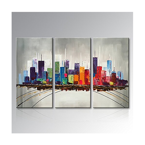 Knife Painting Extra Large Canvas Wall Art Multi Panel