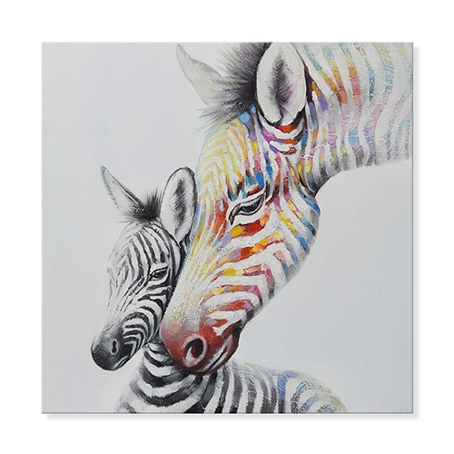 Painting On Canvas Large Zebra Painting On Canvas