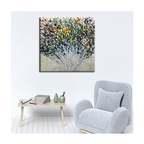 Acrylic Painting On Canvas Square Canvas Wall Art
