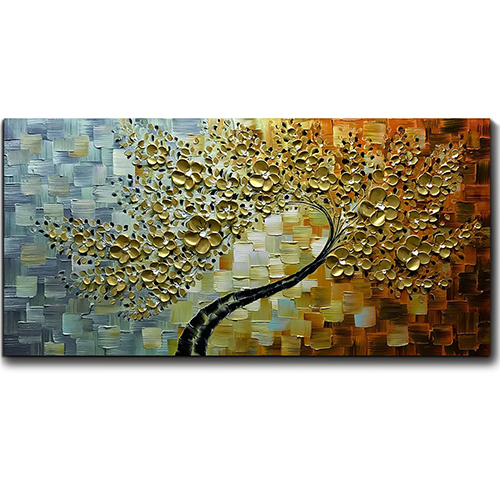 Wall Art Decor Canvas Painting Original Modern Floral Wall Art