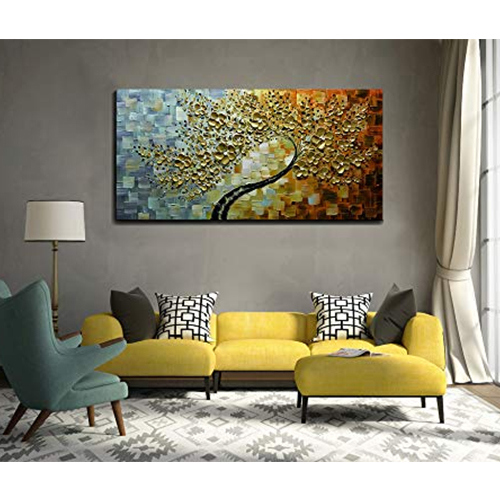 Wall Art Decor Canvas Painting Original Modern Floral Wall Art