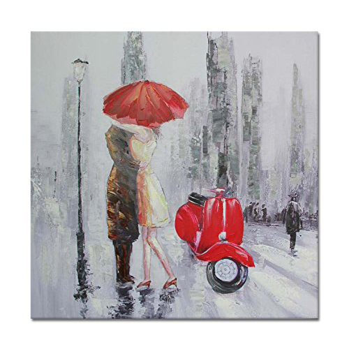 Canvas Knife Painting Artwork Large Couples Bedroom Wall Art
